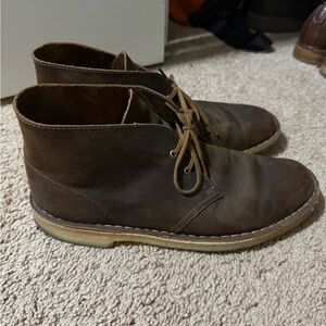Clarks Dark Brown Chukka Boots